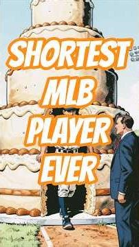 Shortest MLB Player Ever 😱 3'7" - Eddie Gaedel (SHORT) #baseball #short #sports #history #tiktok #ai