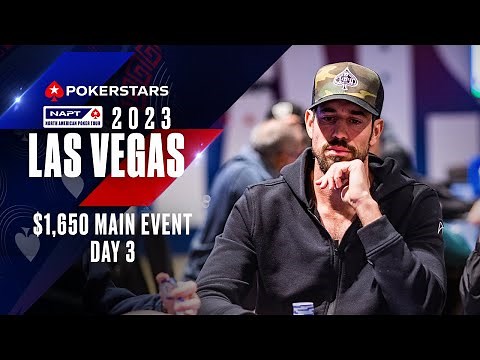 NAPT LAS VEGAS: $1650 MAIN EVENT - DAY 3 LIVESTREAM ♠️ PokerStars