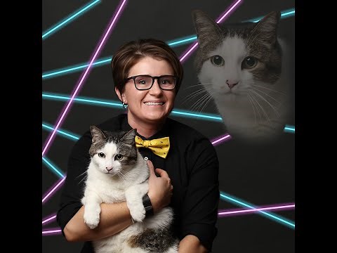 How to make EPIC 80's Portraits with Laser Overlays in Photoshop