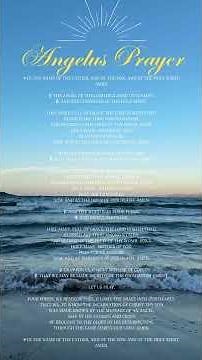 The Angelus Prayer | Daily Catholic Prayer for Grace & Reflection