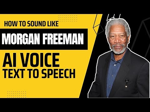 [Tutorial] Morgan Freeman Voice Generator | Creates AI Voice via Text to Speech - TTS