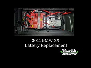 2011 BMW X3, Battery Replacement