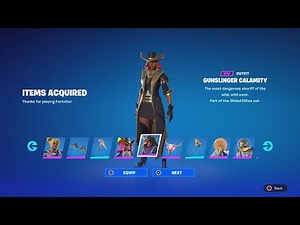 NEW Fortnite's FIRST Calamity Reskin + OFFICIAL Midas Flopper Skin! (Gilded Elites Pack Gameplay)