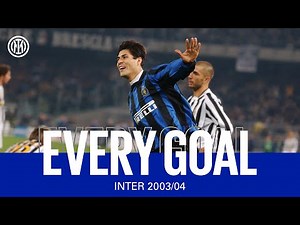 EVERY GOAL! | INTER 2003/04 | Adriano, Cruz, Martins, Recoba, Vieri and many more... ⚽⚫🔵