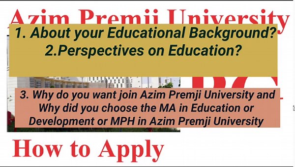 azim premji university । Interview Questions for PG programme। #Interview #Admission #2024shorts