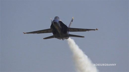 Blue Angels low blast shakes the crowd with raw power