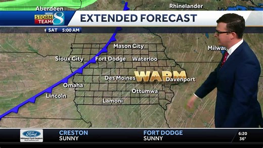 Iowa weather: Warming temperatures over the next few days before cooling back down