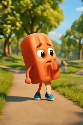 Popsicle Goes Jogging in the Park! 🏃🍦 Funny AI Food Animation