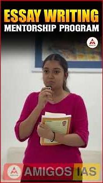 Essay Writing Made Easy 📚 | Step-by-Step Mentorship Program | Amigos IAS