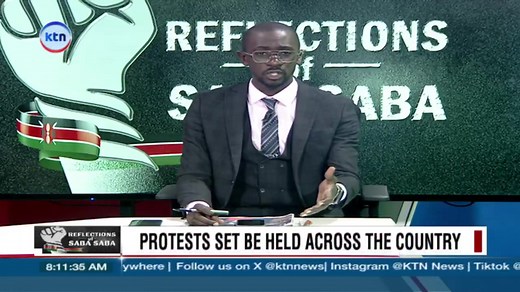 Police erect roadblocks in Nairobi ahead of Saba Saba protest, affected areas include Mombasa, Lang'ata, Kiambu roads, commuters forced to walk to work. #ReflectionsOfSabaSaba | KTN News Kenya