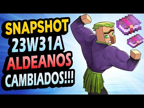 👉 Villagers SUPER CHANGES ✅ Snapshot 23w31a Minecraft 1.20.2