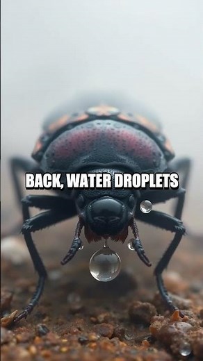 The Water-Collecting Technique of the Namib Desert Beetle