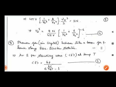 DEBYE MODEL OF SPECIFIC HEAT OF THE SOLIDS