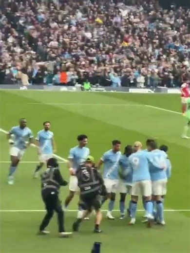 Man City Fans Are Going Absolutely Insane 🔥 #ManchesterCity #Football #PremierLeague