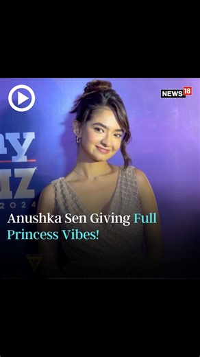 Anushka Sen wears an exquisite gown. Princess vibes? HELL YES! 😍 #AnushkaSen #bollywood #gown #fashion #style #viralvideo #trendingnow | News18