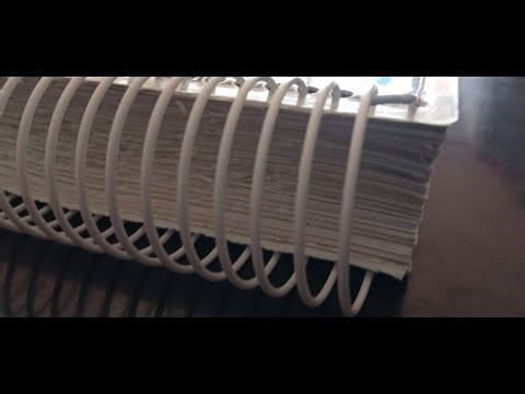 DIY Spiral Bound Notebook – Quick & Easy Method || Learn Spiral Wire Binding in 5 Minutes