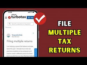 How to File Multiple Tax Returns on TurboTax Online (Step-by-Step) | 2026