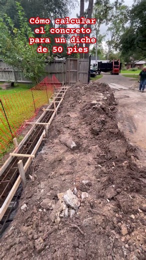 Cómo calcular el concreto para un diche #cementeros #construction #humor #concretelife
