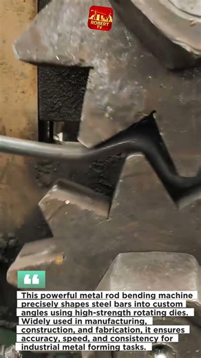 Insane Metal Rod Bending Machine in Action | Satisfying Steel Forming Process