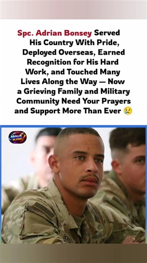 The Cost of Freedom: Remembering Specialist Adrian Bonsey 🪖🙏#LegacyOfTheBrave #FallenHero #Military