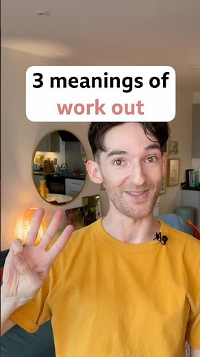 3 meanings of ‘work out’ #shorts