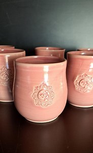 Mug With Om Symbol, Ceramic Mug for Cacao Ceremonies - Etsy