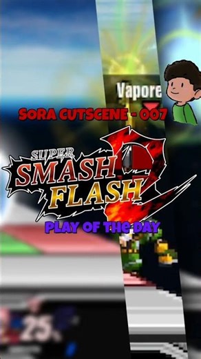 Sora BLAZES Naruto - SSF2 POTD [7] #ssf2 #smashbros #kingdomhearts #naruto #roadto1k