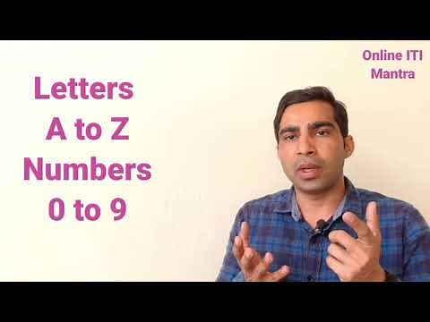 SINGLE STROKE LETTERING in Engineering Drawing//Lettering and Numbering