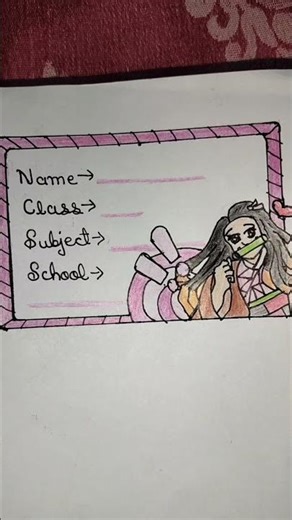 DIY homemade name slip/ how to make name slip✨ #shorts #craft