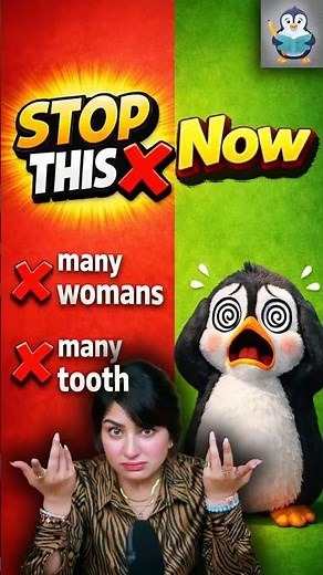 Singular vs Plural (Grammar Lesson)| Women vs Woman | Man vs Men| Tooth vs Teeth and more