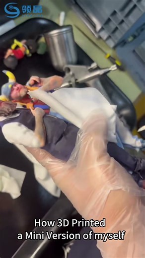 Full color 3D body scanner. Real people model by photo