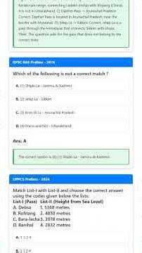 Prominent Passes in the Western Himalayas Himachal Pradesh & Uttarakhand