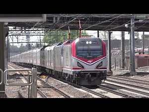 Amtrak HD 60fps: Final Ringling Bros. and Barnum & Bailey Circus Train @ Newark Airport (5/10/17)