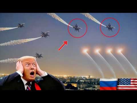 2 hours ago! 150 US F-22 Raptor fighter jets were shot down by Air Defense systems.