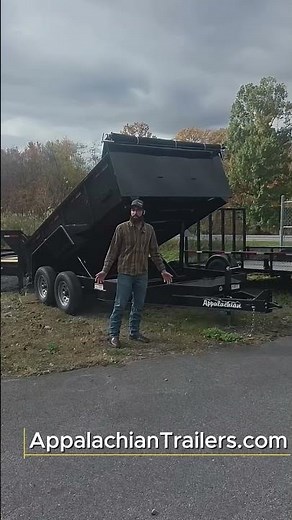Appalachian Dump Trailer #appalachiantrailers #workready #trailer#dumptrailer #manheim
