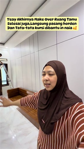 Make Over Ruang Tamu dengan Hijab dan Paket Hemat