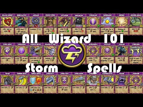 All Wizard101 Storm Spells & Locations (Spring 2021)