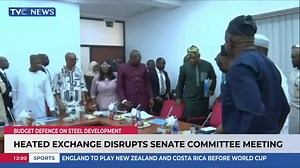 Drama unfolded at the Senate during the budget defence of the Ministry of Steel Devt. as Senator Natasha Akpoti-Uduaghan, representing Kogi Central, continued pressing ministry officials over transparency concerns surrounding agreements tied to the steel project. #budgetdefence | Tvcnewsng