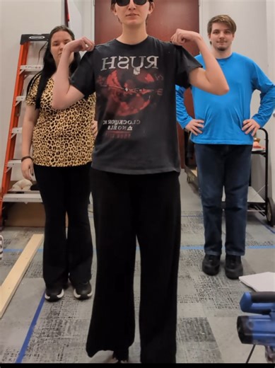 OOTD!! Back to the 80's Spirit Week Day 2- MTV music video (leopard print, band tees, etc.) *FEATURING MY DAY ONES @NeverNova & Laura, I love these guys SO freakin much yo 🫶🏻🥹 ⊱☘︎⊰⊱☘︎⊰⊱☘︎⊰ #musical #spiritweek #theatre #80s #mtv