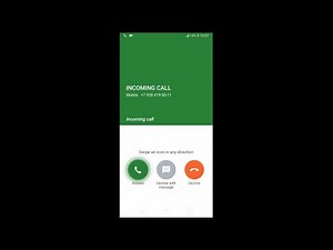 LG G6 Incoming Call Life's Good (Screen Video)