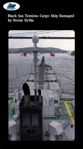 Black Sea Tension: Cargo Ship Damaged by Drone Strike