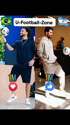 🇧🇷 Marcelo ✨ vs 🇦🇷 Lionel Messi 🐐 ⚽ Playing Style Marcelo – The magician full-back 🪄 Dribbling, flair, outside-the-boot crosses, Samba skills 💫 A defender who plays like a creative winger. Messi – The ultimate playmaker & scorer 🐐 Close control, impossible dribbles, clutch goals, genius vision 👁️‍🗨️ A forward who rewrites football every day. --- 🏆 Achievements Marcelo ⭐ 5× UCL ⭐ One of the best left-backs ever ⭐ Real Madrid legend Messi ⭐ 8× Ballon d’Or ⭐ World Cup Champion ⭐ All-time