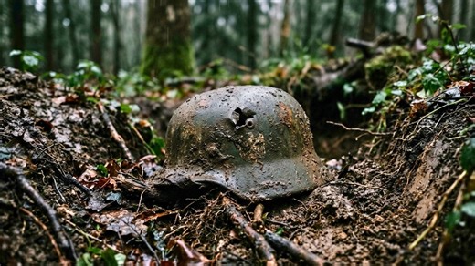 Hunt for WW2 relics turned serious when abandoned battlefield equipment kept emerging from the forest