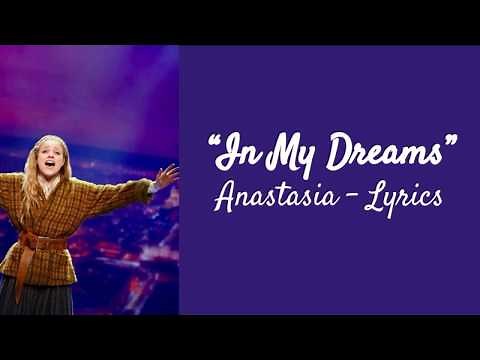 In My Dreams Lyrics - Anastasia The Musical