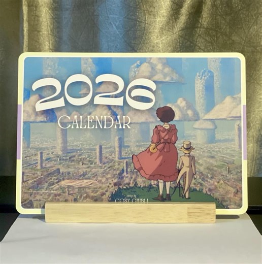 Studio Ghibli Poster Calendar 2026- Limited Collection - Etsy