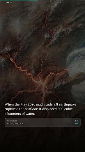How a 17m Wave Started 10km Underwater 🌊🇷🇺