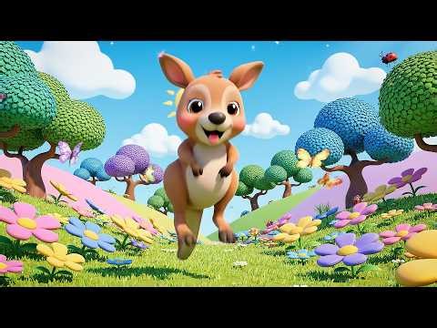 Dancing Kangaroo Goes Hop Hop Haa | Fun Animal Exercise & Kids Songs
