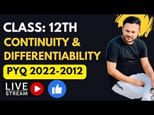PYQ CBSE 2022 - 2012 | Continuity And Differentiability lec 6 | Class 12 Chapter 5 Shivang Academy