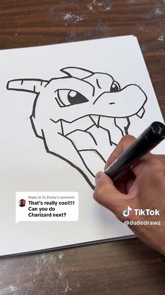 Drawing Charizard ASMR | Satisfying Drawing Sounds