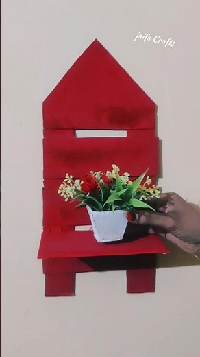 Diy wall hanging planter | wall decor craft ideas #shots #diy #wallhanging #planter #vase #walldecor